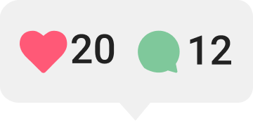 コメントやいいね機能